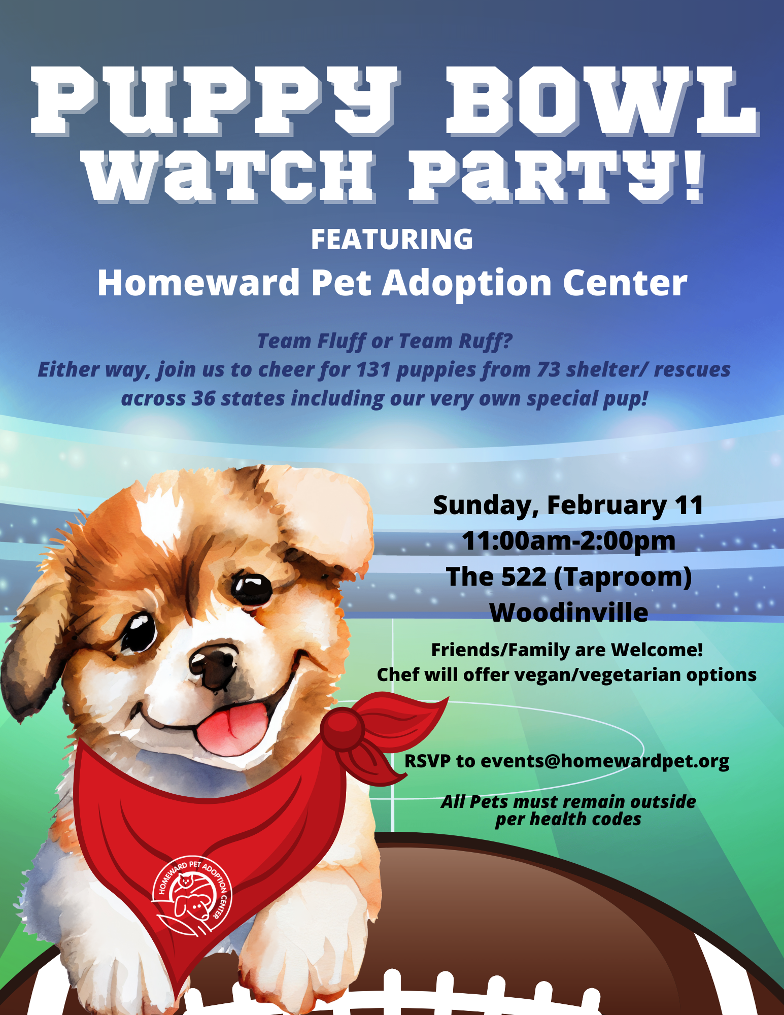 Puppy Bowl Watch Party