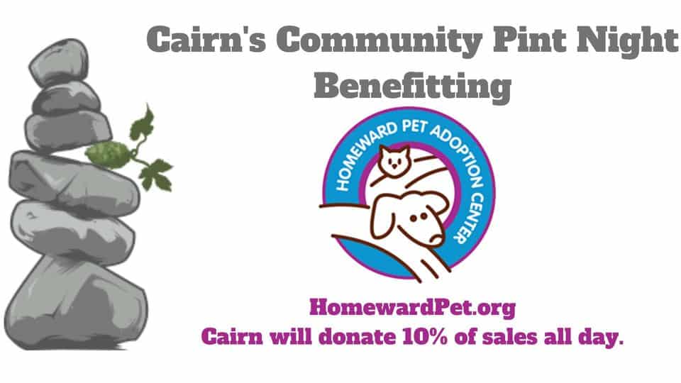 Cairn Community Pint Night Benefiting Homeward Pet.